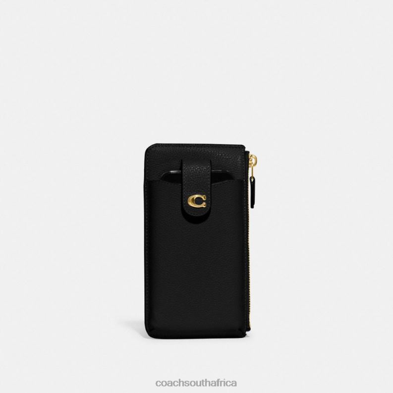 Coach Women ESSENTIAL PHONE WALLET B4/BLACK 4ZRDJ389