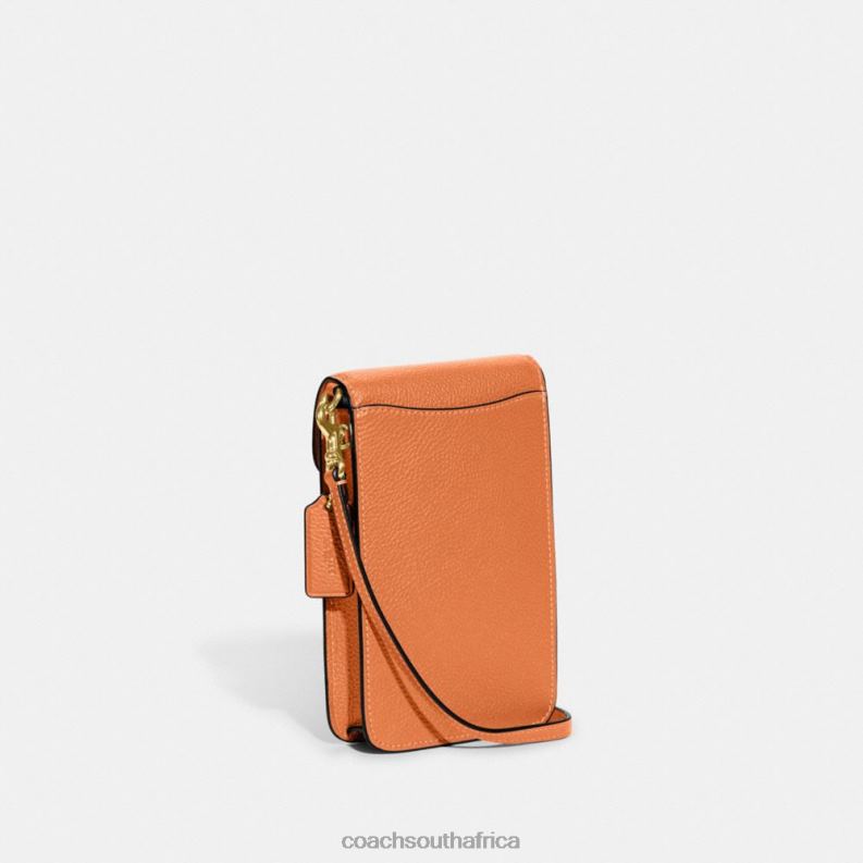 Coach Women PHONE CROSSBODY B4/Faded Orange 4ZRDJ387