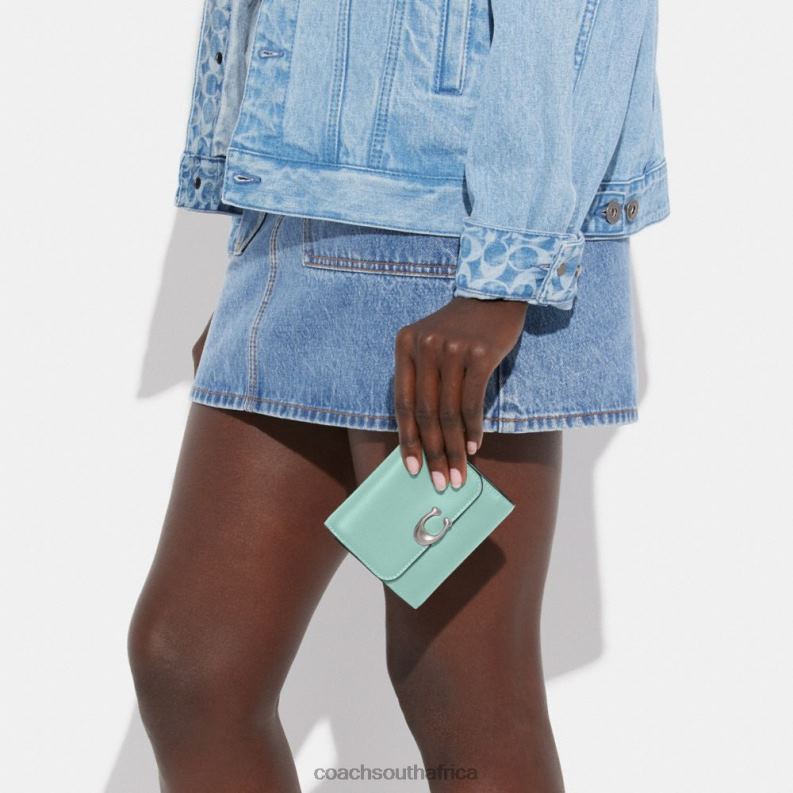 Coach Women BANDIT WALLET LH/Faded Blue 4ZRDJ359