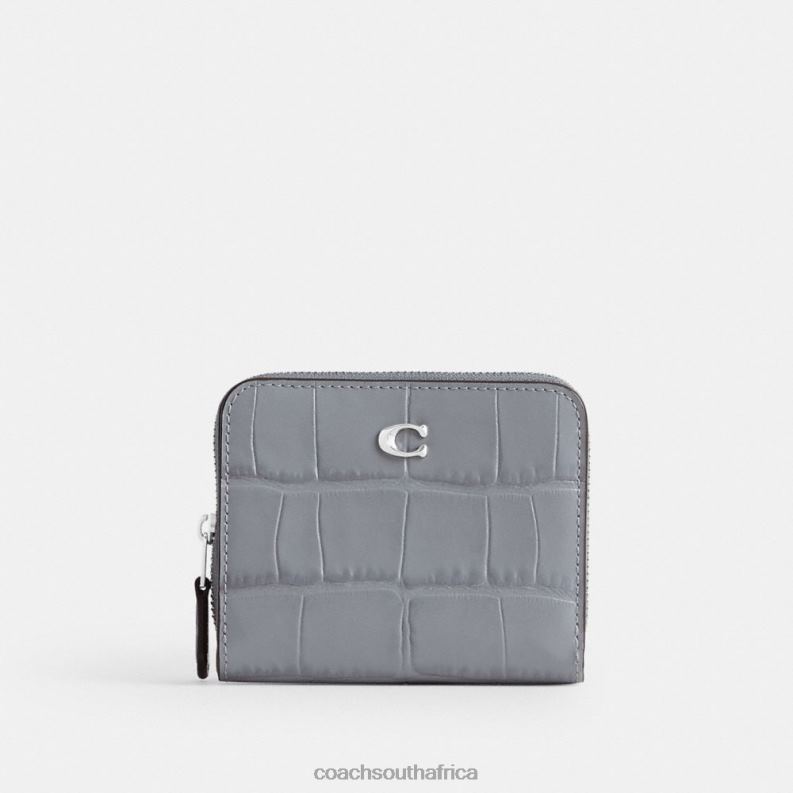 Coach Women BILLFOLD WALLET LH/Grey Blue 4ZRDJ343