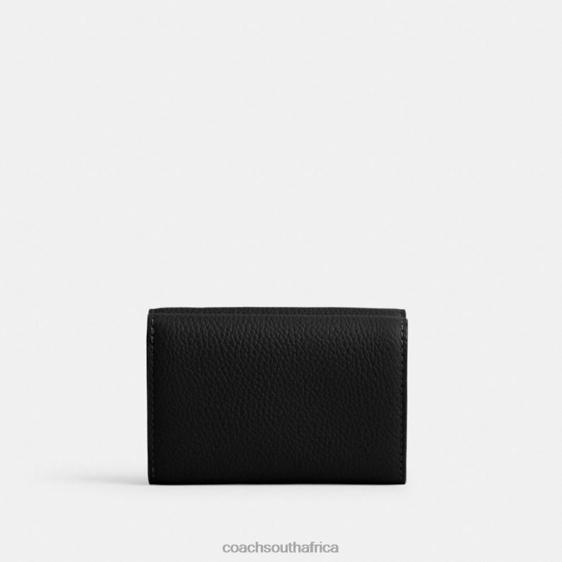 Coach Women ESSENTIAL MINI TRIFOLD WALLET B4/BLACK 4ZRDJ349