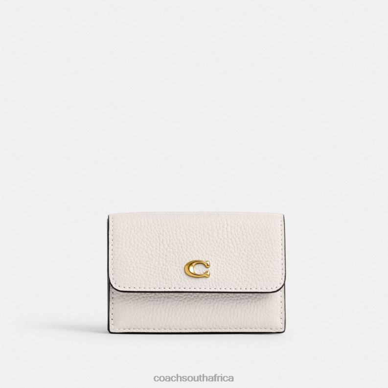 Coach Women ESSENTIAL MINI TRIFOLD WALLET B4/CHALK 4ZRDJ351