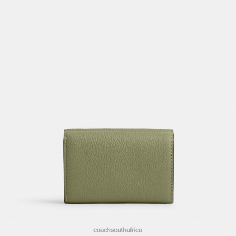 Coach Women ESSENTIAL MINI TRIFOLD WALLET B4/MOSS 4ZRDJ342