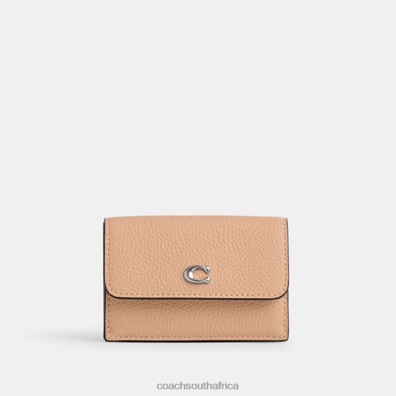 Coach Women ESSENTIAL MINI TRIFOLD WALLET LH/Buff 4ZRDJ346