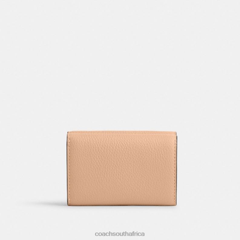 Coach Women ESSENTIAL MINI TRIFOLD WALLET LH/Buff 4ZRDJ346