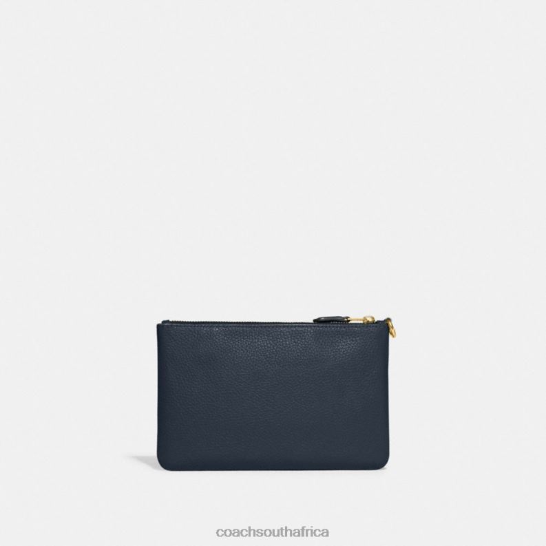 Coach Women SMALL WRISTLET B4/DENIM 4ZRDJ361